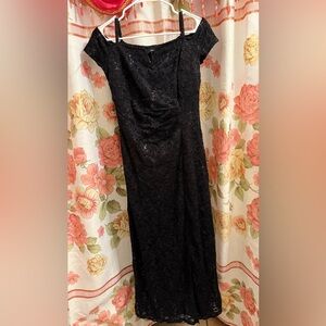 Elegant Black Lace Dress